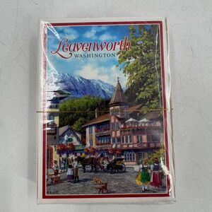 Leavenworth‎ Washington Stationery Note Cards German Bavarian Village EHG